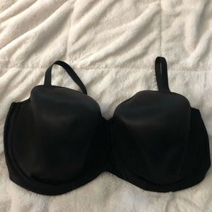 Elomi Smooth Strapless Bra 44G US Black